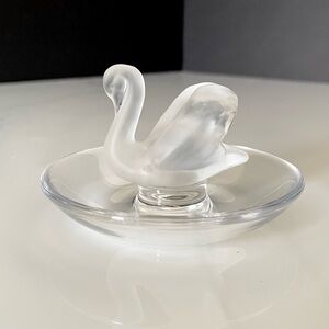 Swan Dish by Lalique